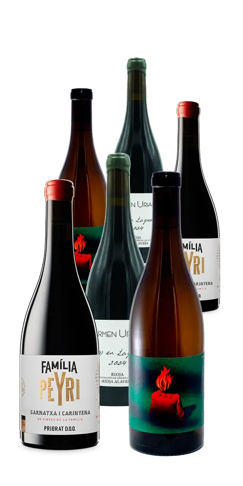 Pack Luis Moreno Maldonado: seis botellas de Familia Peyri, Carmen F. Uriarte y Sin Bulla